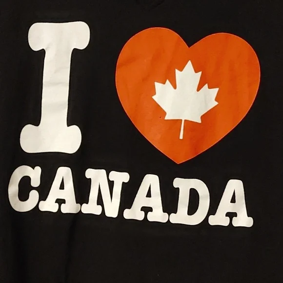 ✅I Love Canada T-Shirt - Picture 2 of 3